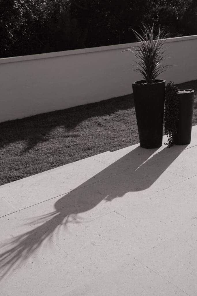 Backyard beach wedding ceremony in Rosemary Beach, Florida with ocean views and intimate guest seating